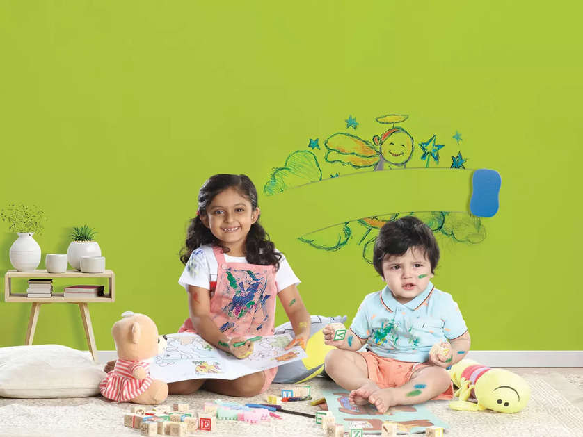 This Mother’s Day, let your little child express his imagination over your home walls