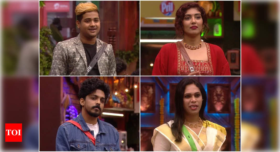 Bigg Boss Malayalam 5 contestants Nadira, Sagar, Junaiz and Cerena's ...