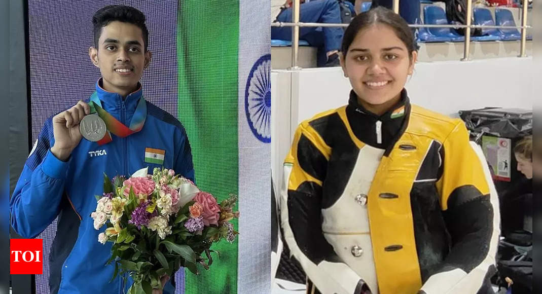 ISSF World Cup: Hriday Hazarika and Nancy win silver medals in 10m air rifle events | More sports News – Times of India
