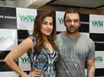 Sohail Khan and Alvira Khan Agnihotri attend the launch of Yasmin Karachiwala’s pilates studio