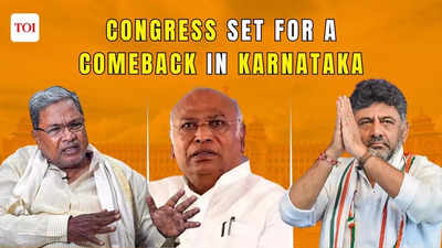 Watch: Karnataka Election 2023 Results; Landslide victory for Congress, party won 136 seats