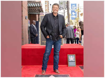 Blake Shelton honoured with Hollywood Walk of Fame star