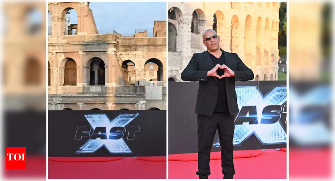 Vin Diesel headlines 'Fast X' premiere outside Colosseum in Rome ...