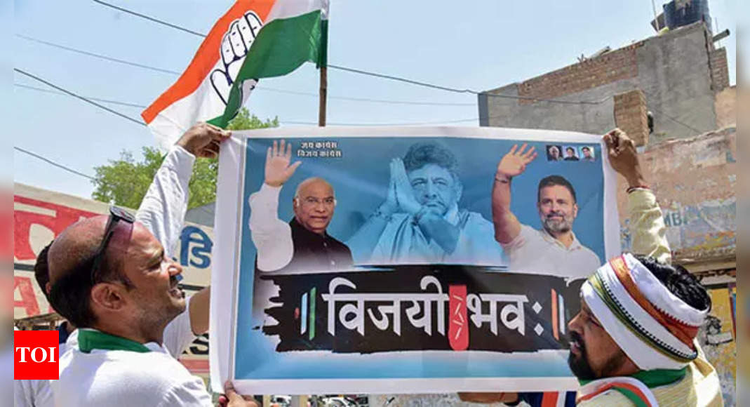 How Congress Wave Sunk BJP In Karnataka | India News - Times Of India