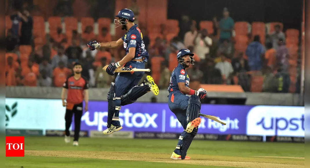 SRH vs LSG, IPL 2023 Highlights: Prerak Mankad, Nicholas Pooran, Krunal Pandya keep LSG in play-off hunt | Cricket News – Times of India