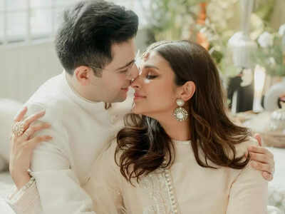 Parineeti Chopra and Raghav Chadha slay in stylish engagement pictures