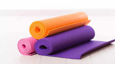 Rubber Yoga Mat - Purple – Evoke Wellness