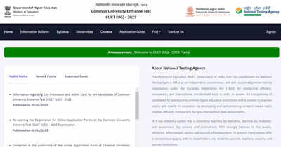 CUET UG 2023 exam city slip released on cuet.samarth.ac.in, direct link here