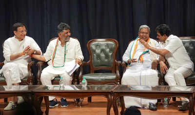 Double engine that powered Congress quest in Karnataka: Siddaramaiah &  Shivakumar | Karnataka Election News - Times of India