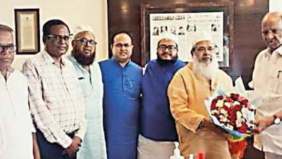 Badruddin Ajmal meets Sharad Pawar in Mumbai with aim to float anti-BJP front