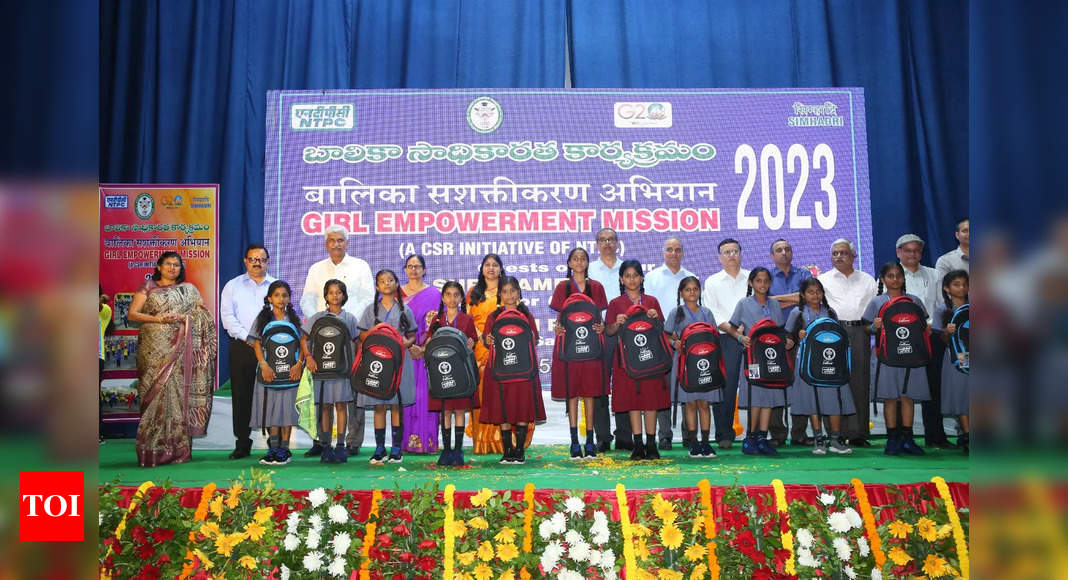 बालिका अधिकारिता मिशन 2023: एनटीपीसी-सिम्हाद्री ने 40 लड़कियों को प्रशिक्षित करने के लिए जीईएम लॉन्च किया – टाइम्स ऑफ इंडिया