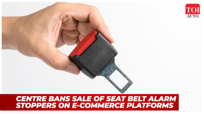 Fake seat belt clips, seat belt alarm stoppers banned from being sold on  e-commerce platforms: Details - Times of India