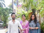 Ishita Dutta flaunts pregnancy glow at her baby shower with husband Vatsal Sheth, see pictures