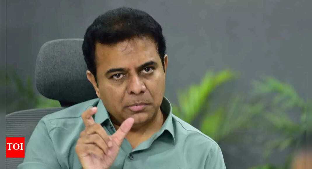 KT Rama Rao lays foundation stone of Foxconn facility in Hyderabad ...