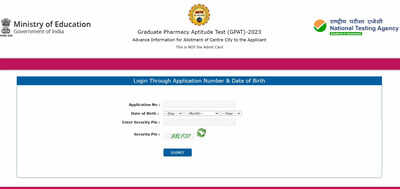 GPAT 2023 exam city slip released on gpat.nta.nic.in; exam on May 22