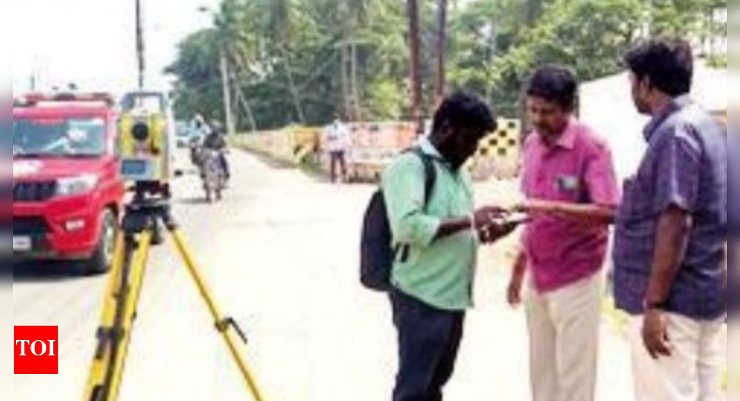 Kudamurutti Study For New Bridge Across Kudamurutti River Begins