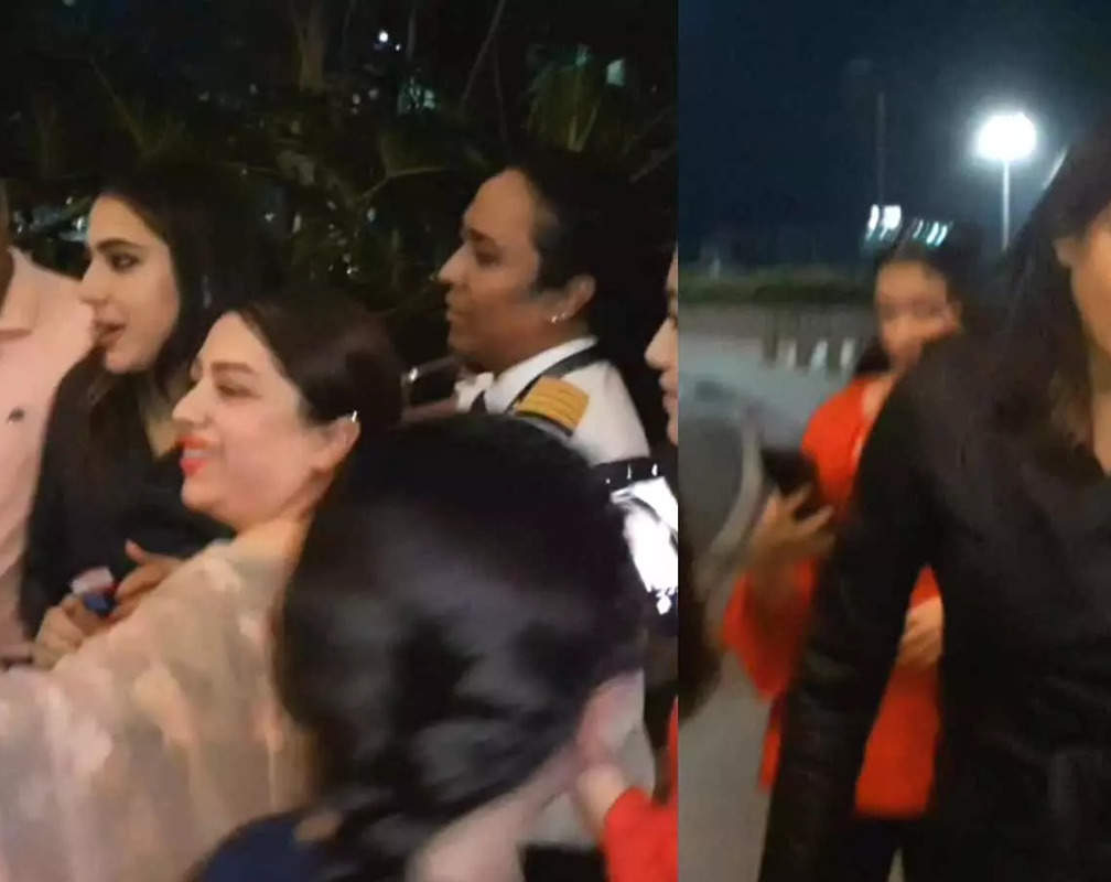 
Watch SHOCKING video! Sara Ali Khan gets MOBBED by crowd at airport, actress gets little uncomfortable

