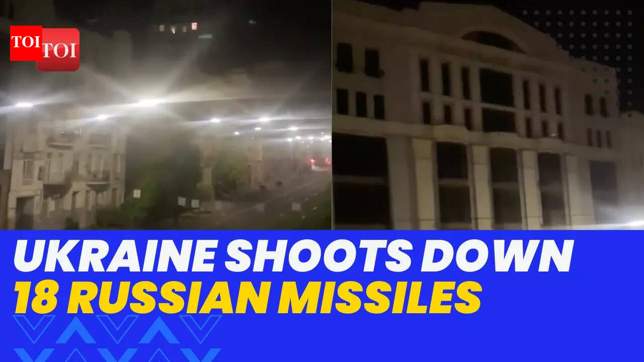 Ukraine Air Defense Shoots Down 18 Missiles fired by Russia