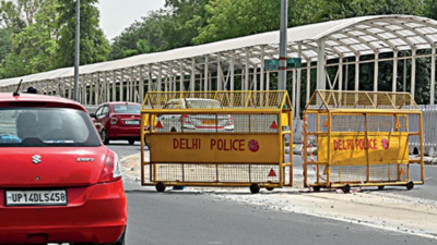 Tree island on Mathura Road that posed risk to motorists removed