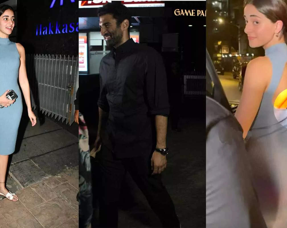 
Amid dating rumours, Ananya Panday-Aditya Roy Kapur spotted on dinner outing, actress forgets to remove TAG from her body-hugging dress
