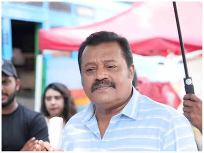 Suresh Gopi joins the sets of ‘Garudan’