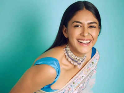 Mrunal Thakur is mesmerised by her debut outfit for Cannes 2023, wants to show it but 'can't just yet'