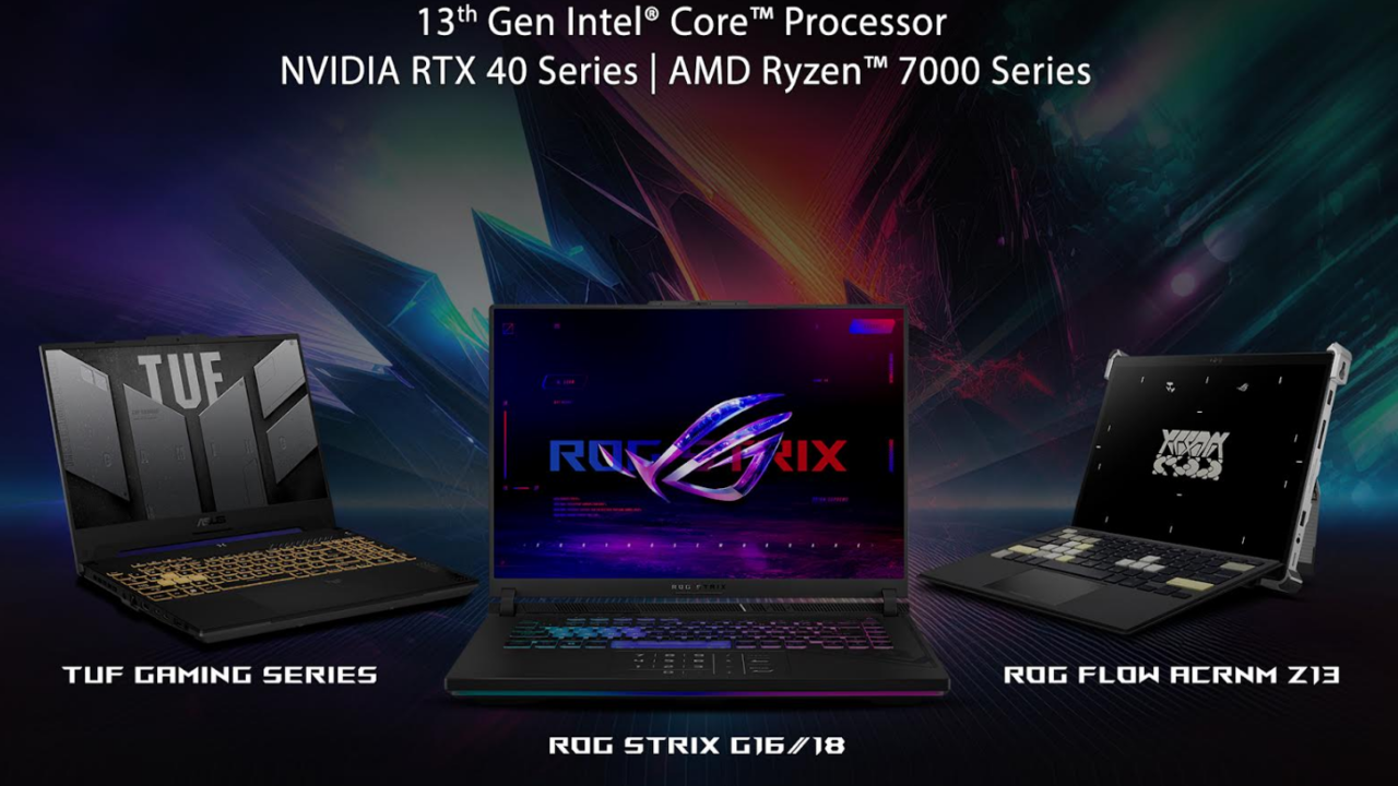 ROG Flow Series, Gaming Laptops