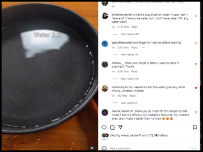 Digital creator wins hearts on internet with his unique water recipe