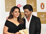 Shah Rukh Khan and Gauri Khan give major couple goals as they twin in black at the book launch event