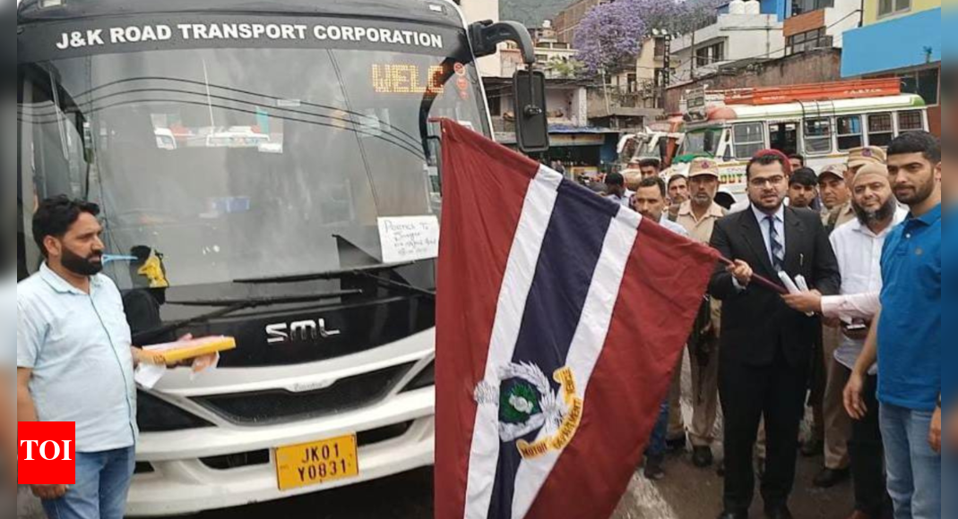 In a first, JKRTC deluxe bus service between Poonch and Srinagar flagged off Jammu News