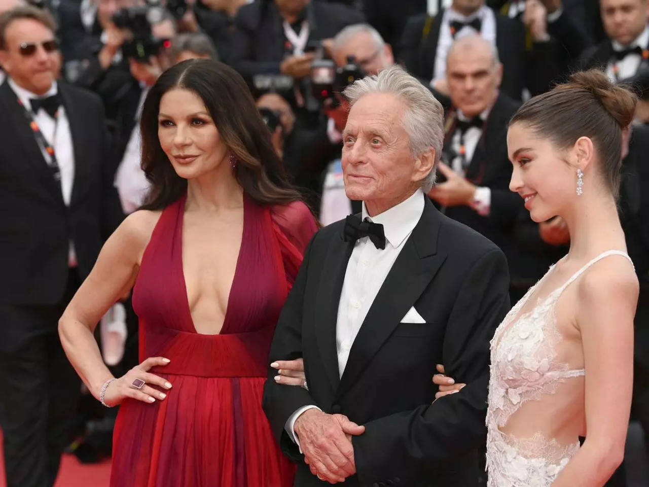 Catherine Zeta-Jones posts a new video with Michael Douglas from Goa:  'India, we love you!