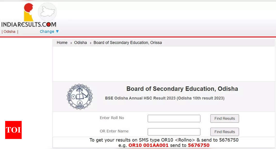 Odisha 10th Result 2023 BSE Odisha Matric result announced at