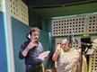 
Shubha Mudgal records a Bickram Ghosh composition for a Bengali film
