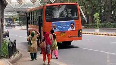 Delhi govt suspends driver as video shows bus not halting for women at bus stop