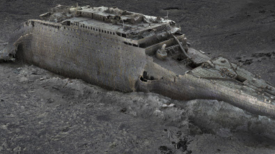 First full-size 3D scan of Titanic shows shipwreck in new light