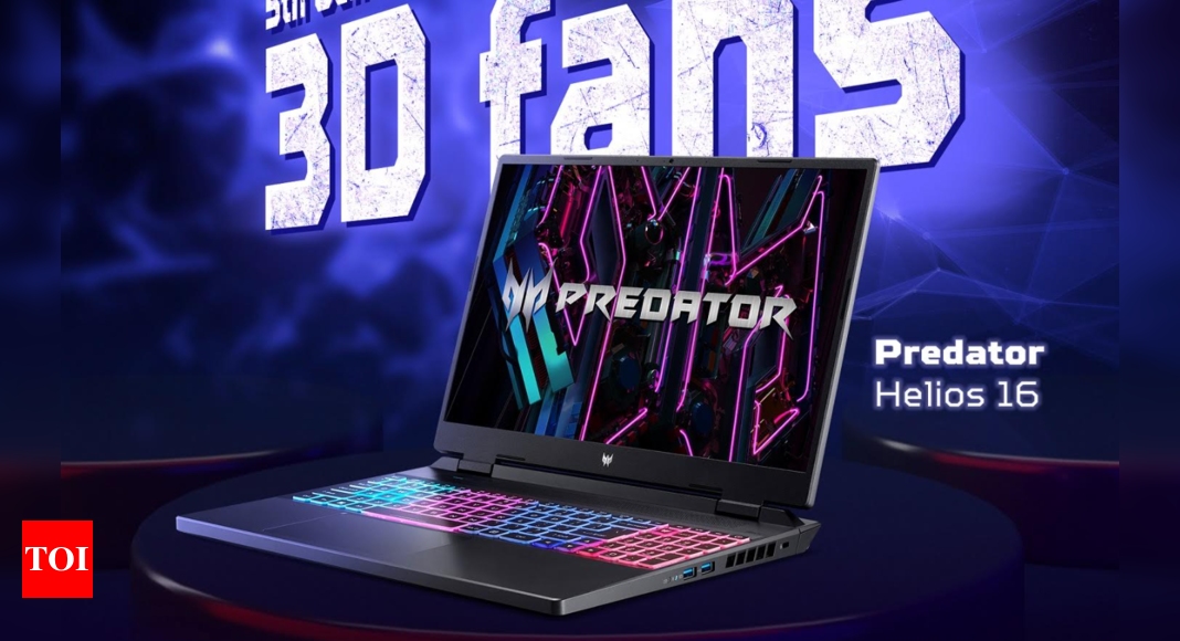 Acer launches Predator Helios Neo with 13th-generation Intel core processors and Nvidia GeForce RTX 40 series graphics – Times of India