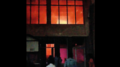 Protests after fire in girls' hostel at Jamia Hamdard