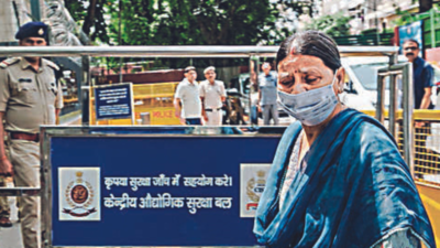 Former Bihar CM Rabri Devi quizzed by ED for over 5 hours