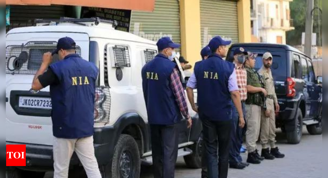 NIA arrests two ‘wanted’ aides of terrorist Arsh Dhalla at Delhi airport | India News – Times of India