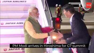 PM Modi arrives in Hiroshima for G7 summit