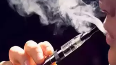One held with e-cigarette vape at city airport