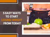 5 easy ways to start losing weight from TODAY