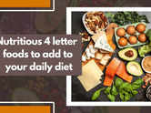 Nutritious 4 letter foods to add to your daily diet