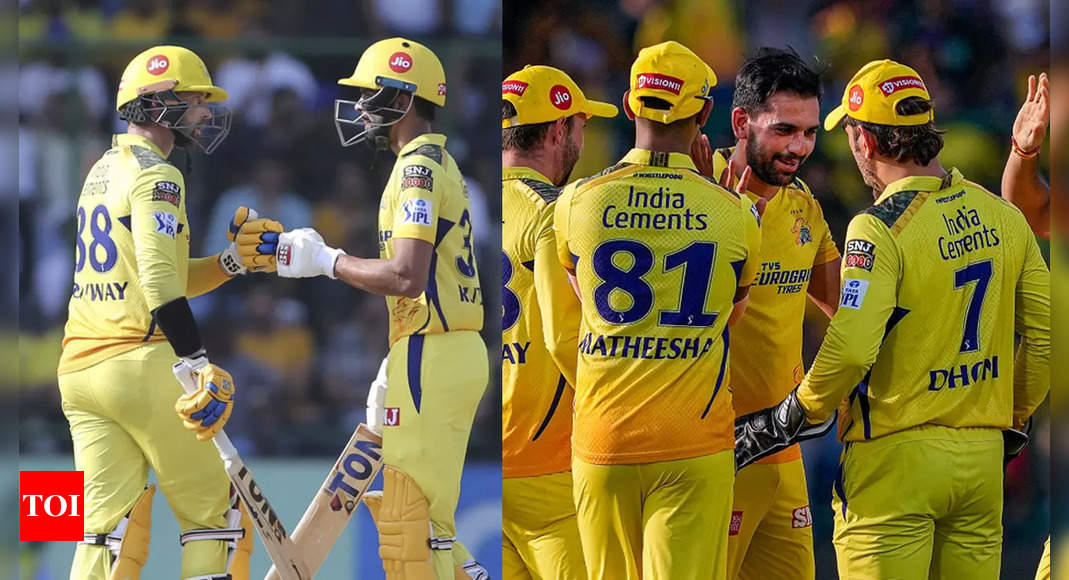 IPL 2023: MS Dhoni’s Chennai Super Kings complete emphatic 77-run win over Delhi Capitals to seal playoff berth – Times of India