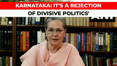 Sonia Gandhi thanks people of Karnataka, says Congress committed to fulfil promises