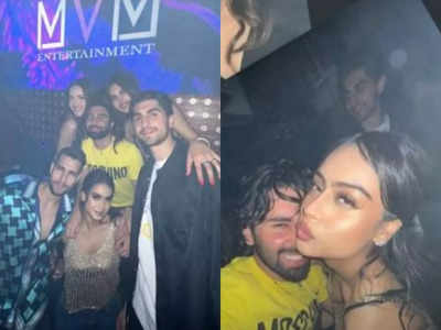 Nysa Devgn parties with Orhan Awatramani and friends in London - Pics inside