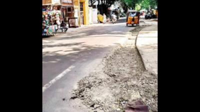 Delayed SWD work troubles road users in Chennai's West Mambalam