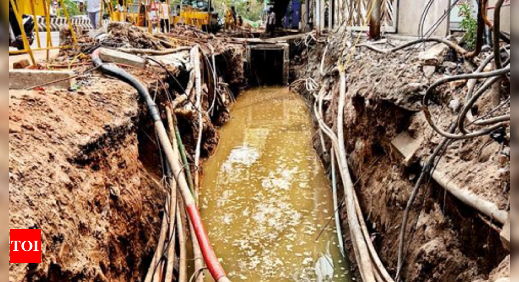 Sluggish Progress In Storm Water Drain Work And Road Relaying In Chennai Chennai News Times