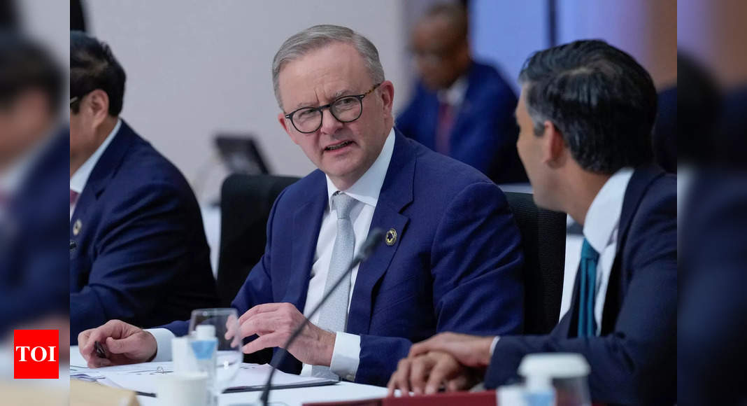 Australian PM Anthony Albanese backs G7 on ‘de-risking’ trade with China – Times of India