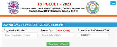 TS PGECET 2023 Admit Card Released On Pgecet.tsche.ac.in, Download Link ...